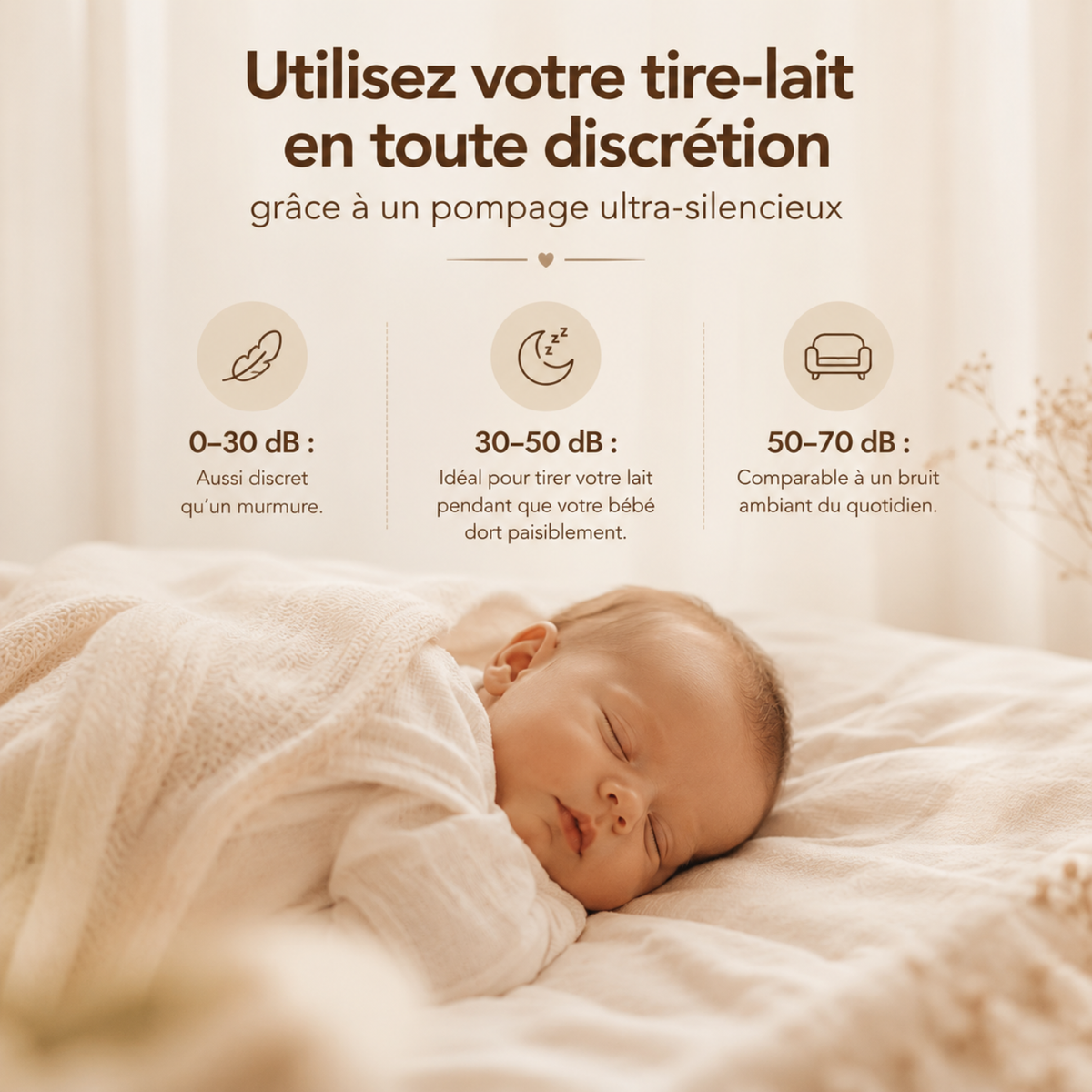 Tire-lait électrique double mains libres