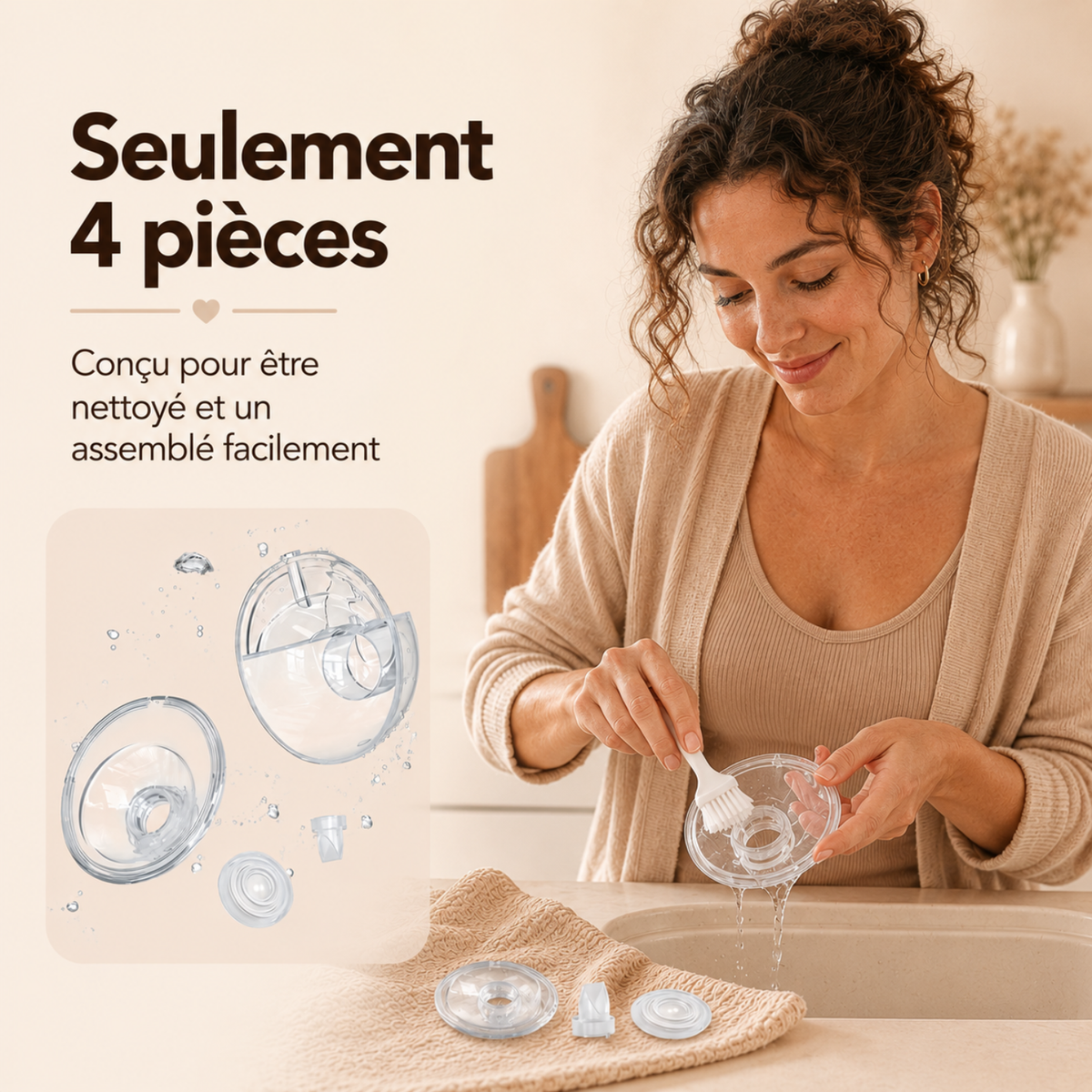Tire-lait électrique double pompage