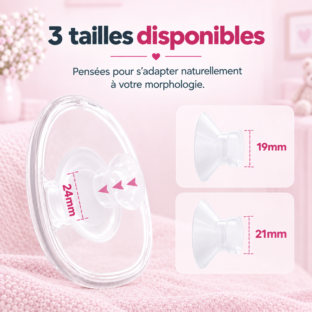 Tire-lait électrique simple mains libres