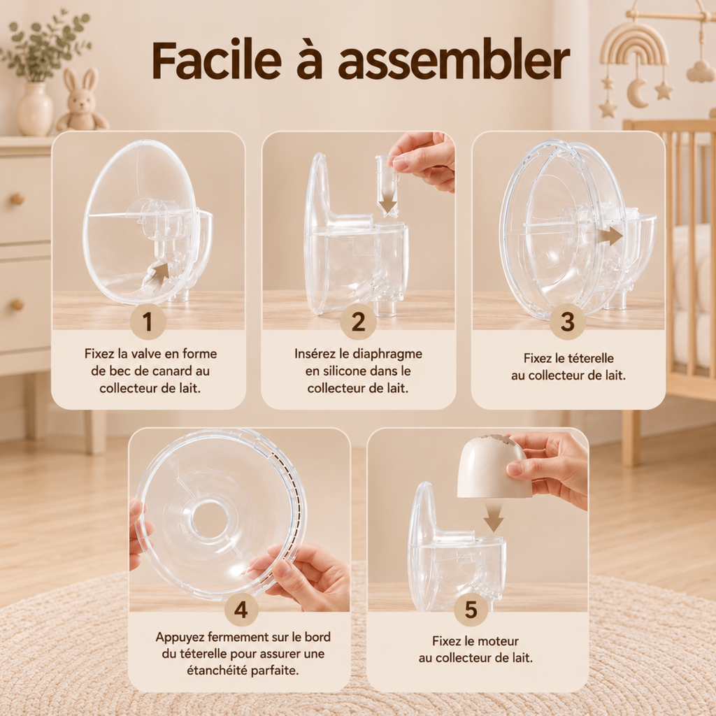 Tire-lait électrique simple pompage