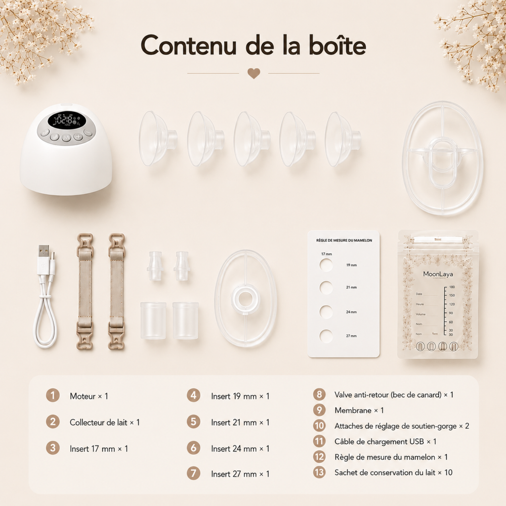 Tire-lait électrique simple pompage